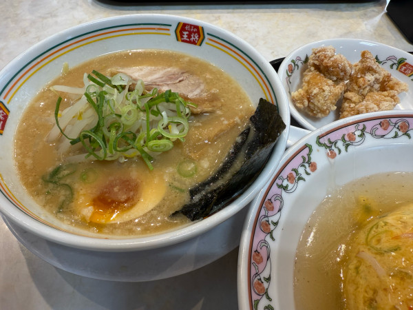 「王将ラーメン（ジャストサイズ）」@餃子の王将 新橋駅前店の写真