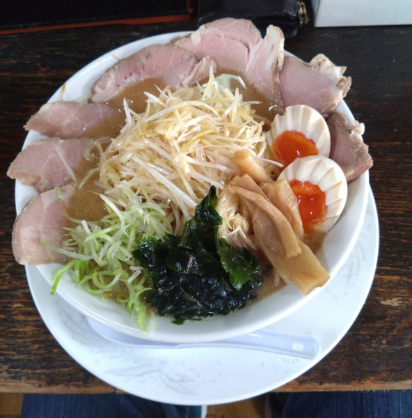 「佐渡マルダイネギ味噌チャーシュー麺」@ラーメン屋SUNの写真