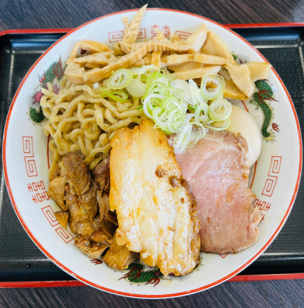 「DX油そば300g 1250円」@自家製太麺 渡辺の写真