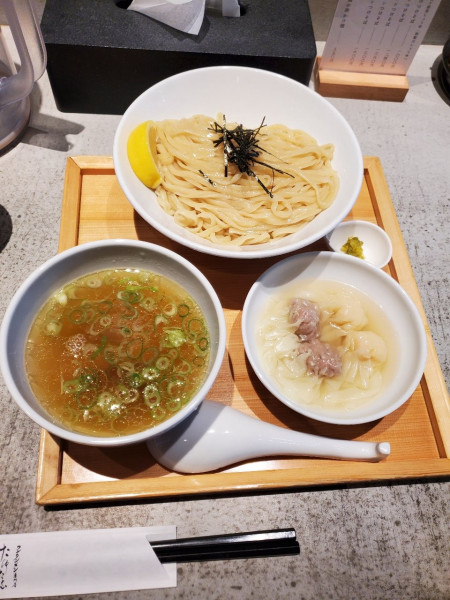 「特製つけそば@1300」@ワンタン麺専門店 たゆたふの写真