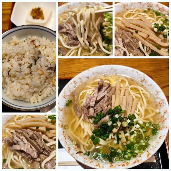 「八重山そば(大)セット　1050円」@みやら製麺の写真