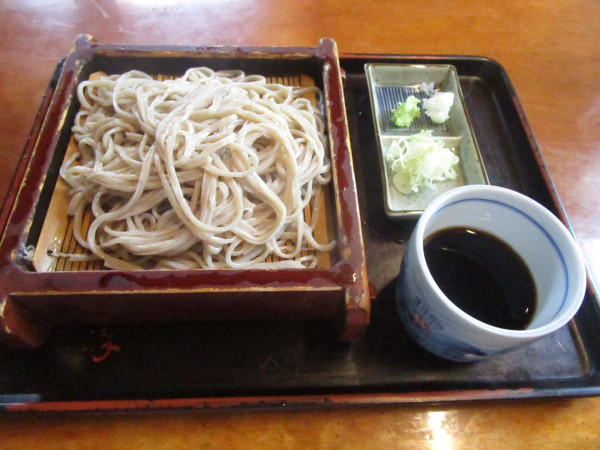 「もり蕎麦とミニカレー丼セット 1100円」@高砂家の写真