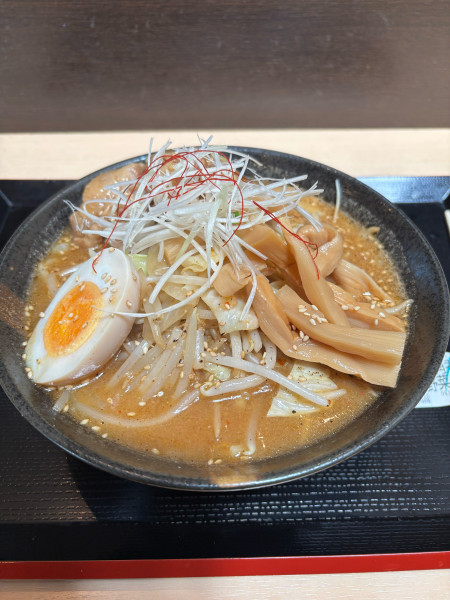 「豚角煮野菜味噌ラーメン」@下妻食堂 陽陽の写真