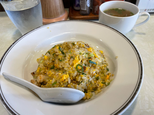 「炒飯　スープ付き　￥７７０」@常連の写真