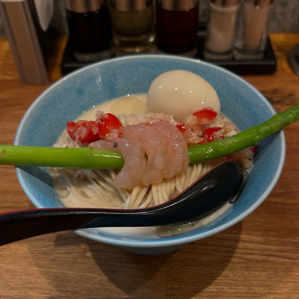 「甘エビ冷やしそば」@麺処 青野の写真