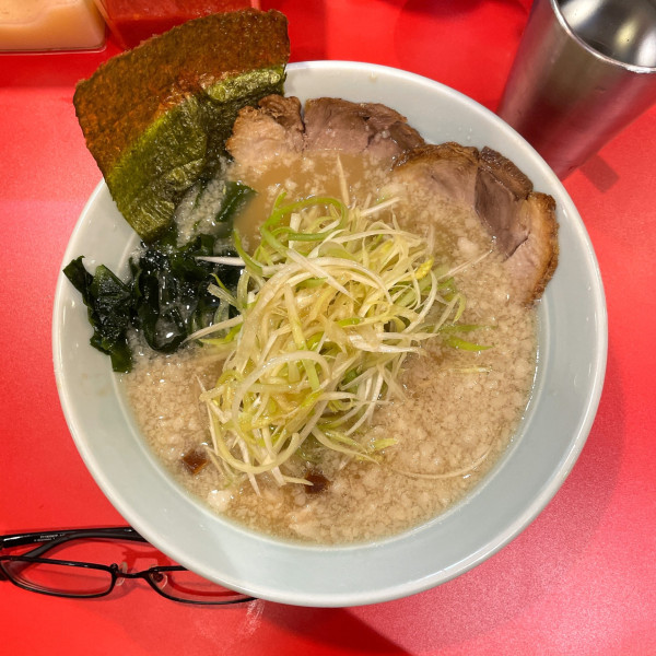 「ネギラーメン」@ラーメンショップ◯Q 鶴見店の写真