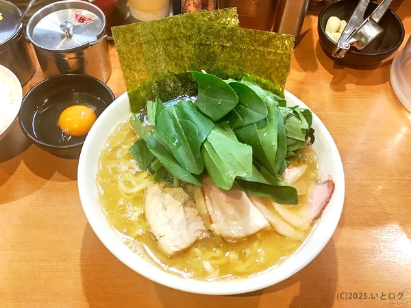 「大盛チャーシューメン（＋生法蓮草）」@とさの家の写真