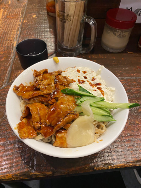 「すごい冷やし中華(中)」@立川マシマシの写真