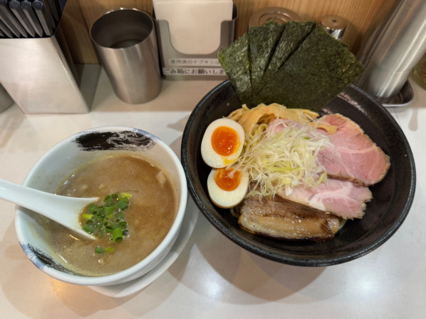 「濃厚塩つけ麺＋特製トッピング」@麺屋 扇 SENの写真