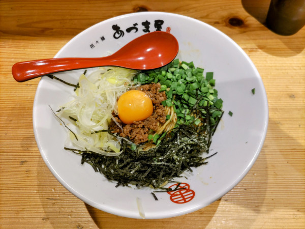 「汁なし担々麺 950円」@担々麺 あづま屋 天神店の写真