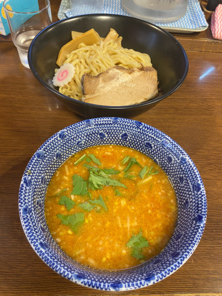 「辛味噌つけ麺」@めん屋 匠神 新所沢店の写真