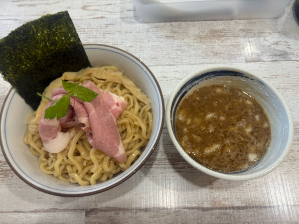 「金笛醤油の濃厚つけ蕎麦」@中華そば 四つ葉の写真