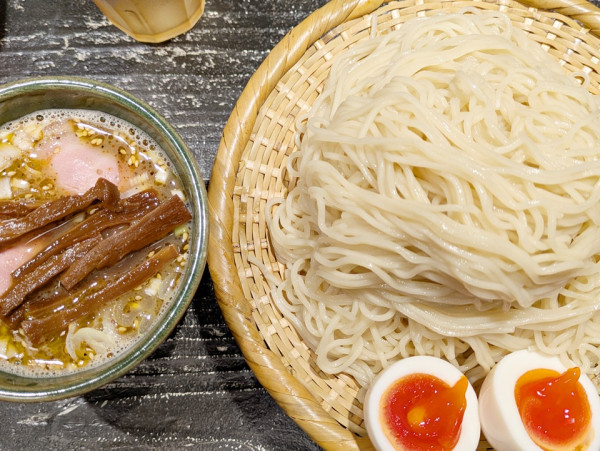 「味玉海老ワンタン入りざる中華」@あいだや2の写真