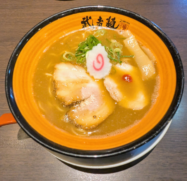 「中華そば こってり 900円」@三麺流 武者麺 江坂店の写真