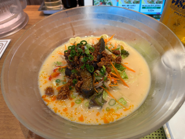 「冷やしちゃんぽん麻婆茄子」@リンガーハット TOKYO PREMIUM 新橋店の写真