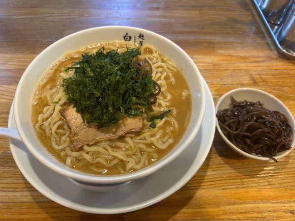 「青さ海苔豚骨醤油」@二代目 白神の写真