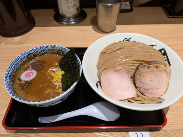 「濃厚つけ麺　特」@松戸富田麺業 千葉駅構内店の写真