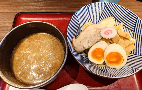 「味玉もりそば(半麺、880円)」@優勝軒 熊谷総本店の写真