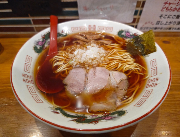 「ランチセット（ラーメン+ミニネギチャーシュー丼）」@中華そば専門店 八王子らーめん よしだの写真