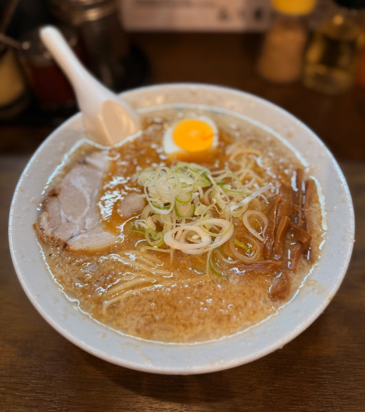「元らーめん（脂多め￥840）」@蔵前元楽 総本店の写真