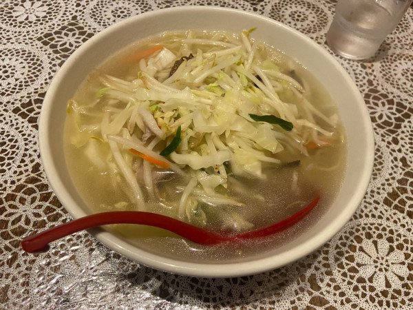 「タンメン」@中華料理 蟹谷の写真