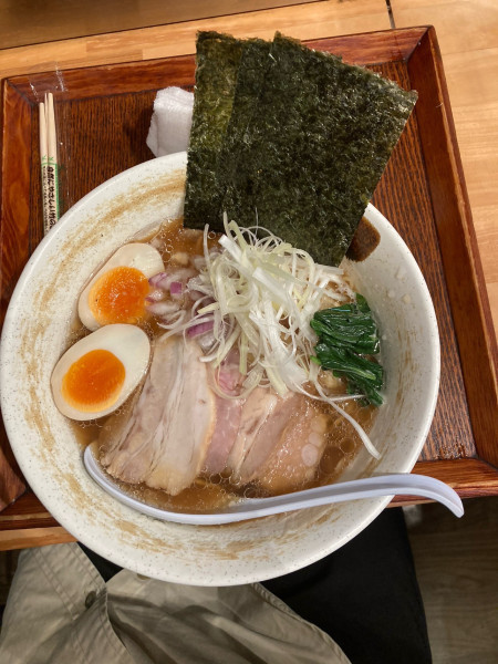「特製醤油らぁ麺1080円」@貝出汁らぁ麺 みぎわの写真