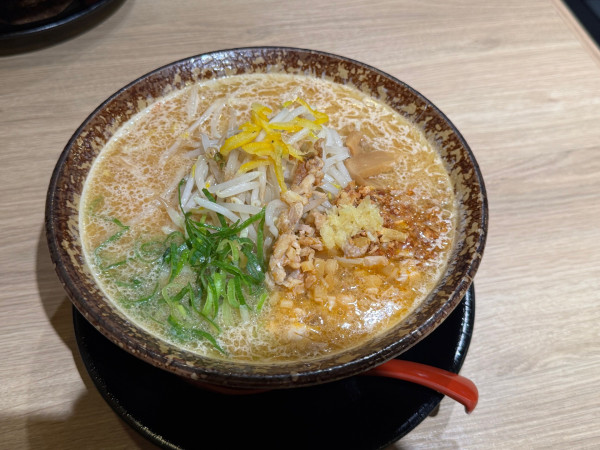 「吟醸味噌らーめん」@まごころ亭 新潟駅前店の写真