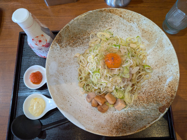 「ゆきむら釜玉まぜそば」@ゆきむら亭 下館店の写真