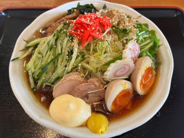 「冷やし中華（夏季限定）＋麺の大盛り」@らぁ麺こうちゃんの写真