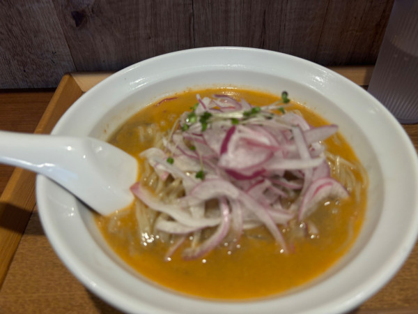 「冷やし甘海老蕎麦」@麺処 にぼし香 菊名店の写真