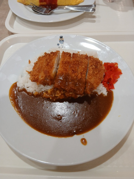 「カツカレーライス 770円」@グリル＆パフェ ピノキオ アリオ西新井店の写真