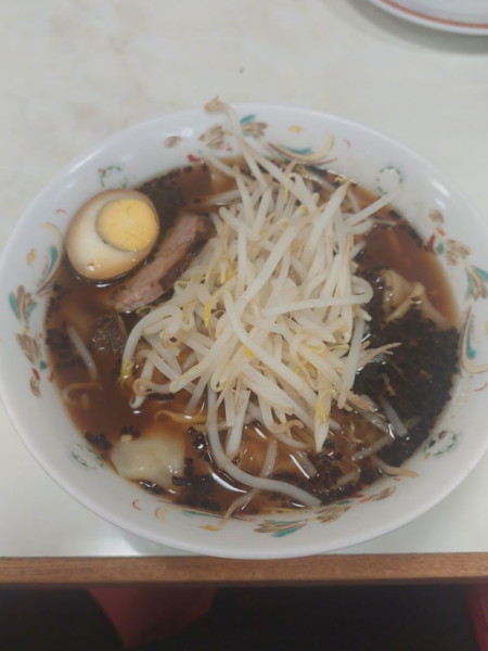 「ワンタンメン＋餃子＋瓶ピール」@永楽の写真