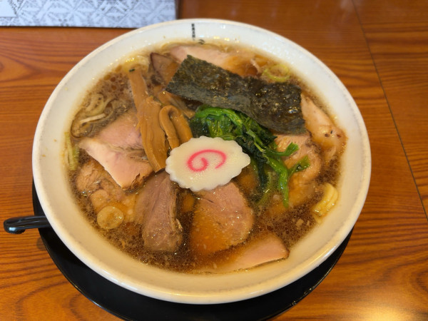 「生姜醤油チャーシューめん　1080円　麺硬め」@新潟長岡らーめん みずさわ 東大宮店の写真
