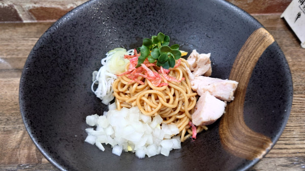 「海老和え玉(ハーフ)」@麺処 とみいの写真