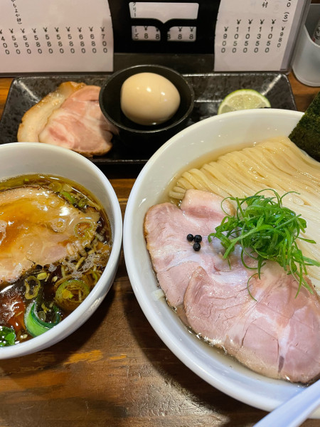 「特製醤油つけ麺」@だれやめやの写真