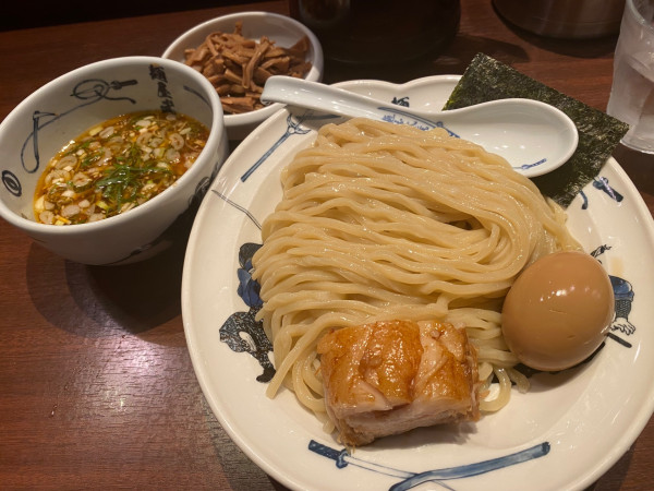 「味玉つけ麺＋メンマ」@創始麺屋武蔵の写真