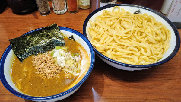 「インドのつけめん(大･あつもり)」@つけめん 玉 本店の写真