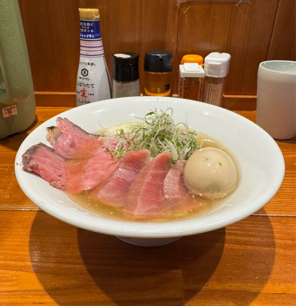 「【限定】鮪の冷やしラーメン」@麺屋 真心の写真