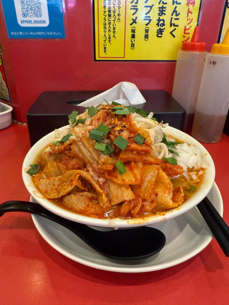 「豚キムチらーめん　1,200円」@麺屋 あっ晴れ どまん中錦店の写真