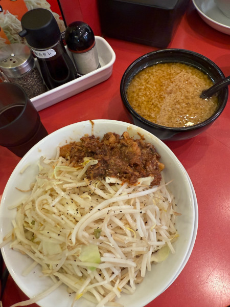 「豚辛つけ麺 1,300円」@麺屋 あっ晴れ どまん中錦店の写真