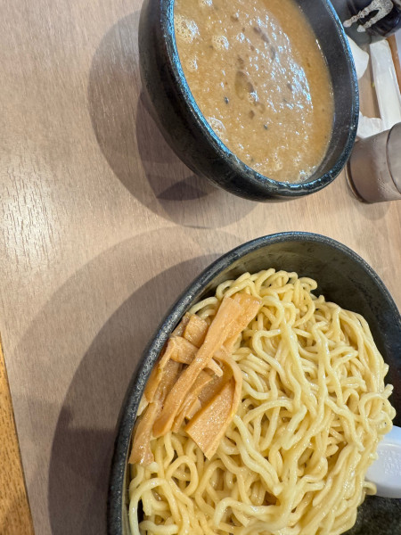 「みそつけめん」@こってりらーめん なりたけ 津田沼店の写真