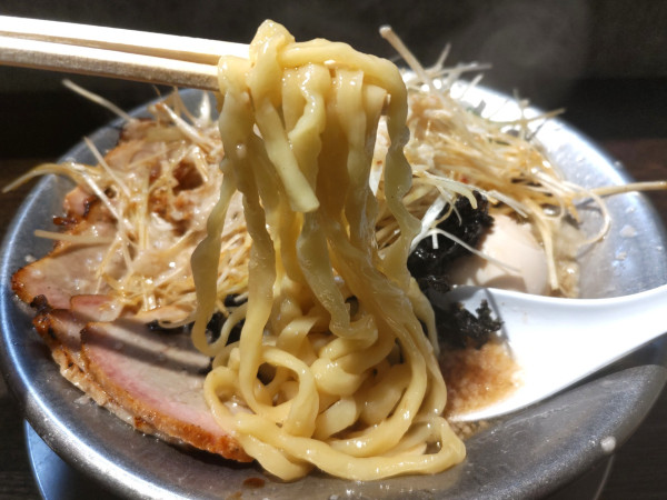 「特製中華そば1200円+薬味ネギ50円 計1250円」@背油中華そば 福鳳の写真