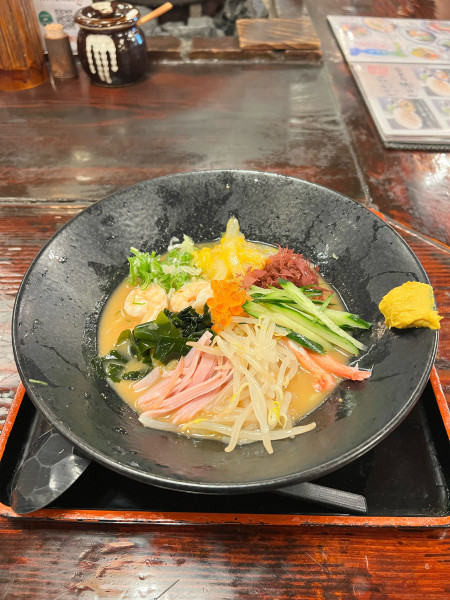 「中華麺ピリ辛味 清流」@田毎 六条本店の写真
