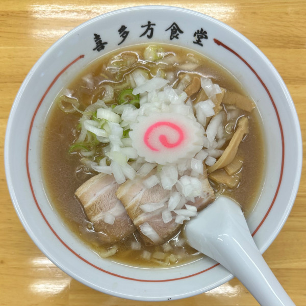 「鶏油（玉葱入り）醤油ラーメン」@喜多方食堂 磯崎の写真