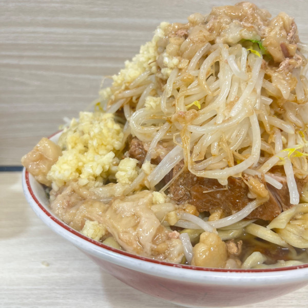 「ラーメン大　全マシ¥1100」@自家製麺 夢で逢えたらの写真