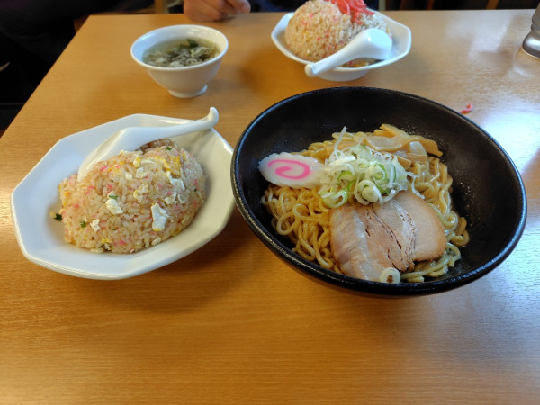 「一平そば中　半チャーハン　780+370」@油ソバ専門店 一平ソバの写真