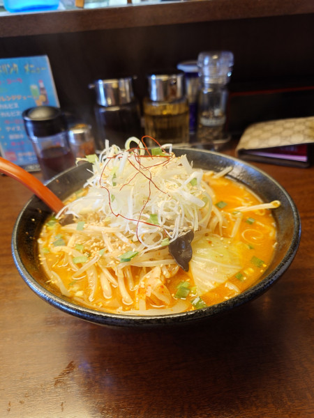 「赤鬼大将ラーメン」@ラーメン ガキ大将 高田店の写真