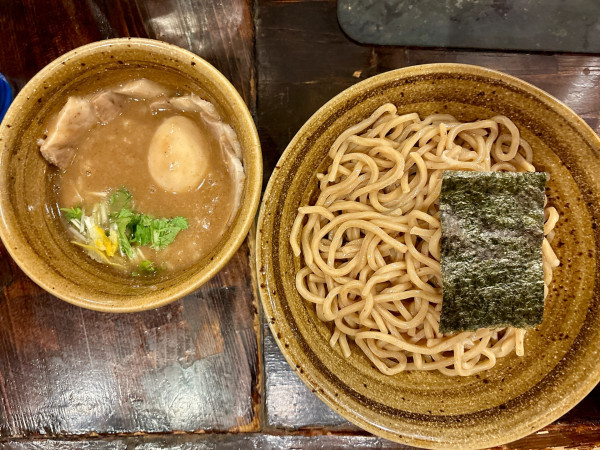 「味玉・肉入りベジポタつけ麺:1,300円」@つけ麺 えん寺 吉祥寺総本店の写真