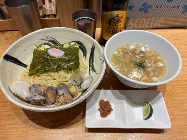 「【限定】塩つけ麺」@銀座 朧月の写真