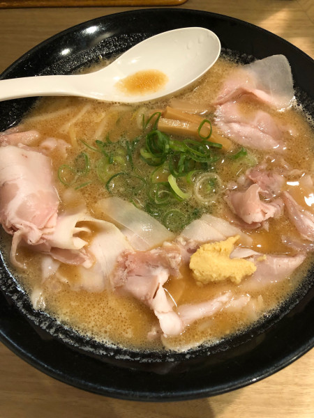 「濃厚味噌肉らーめんの半チャーハンセット」@威風 飯田橋店の写真